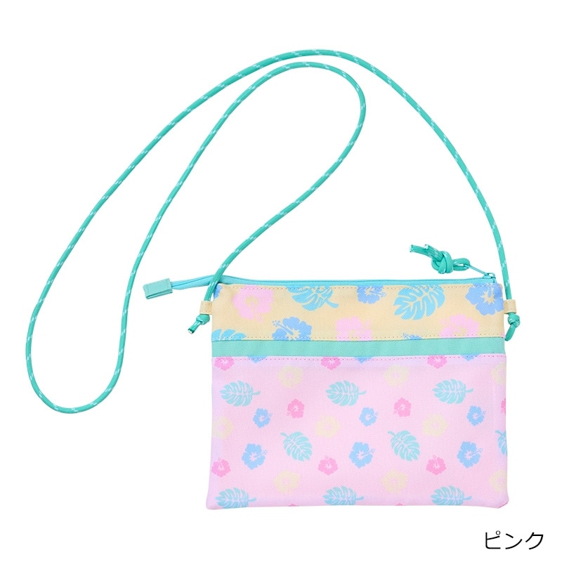 Disney(ディズニー) スティッチ ショルダー付きポーチ(ピンク): 通常