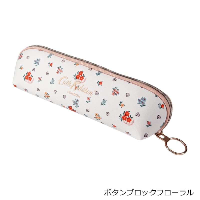 Cath Kidston キャスキッドソン ペンケース(ボタンブロックフローラル
