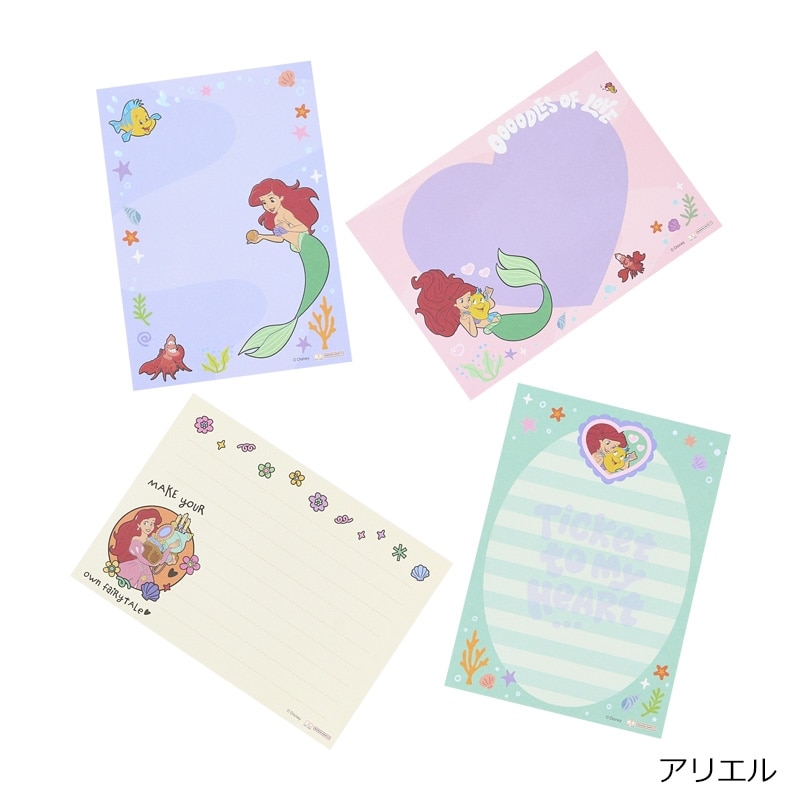Disney(ディズニー) メモA6 ディズニープリンセス Colorful