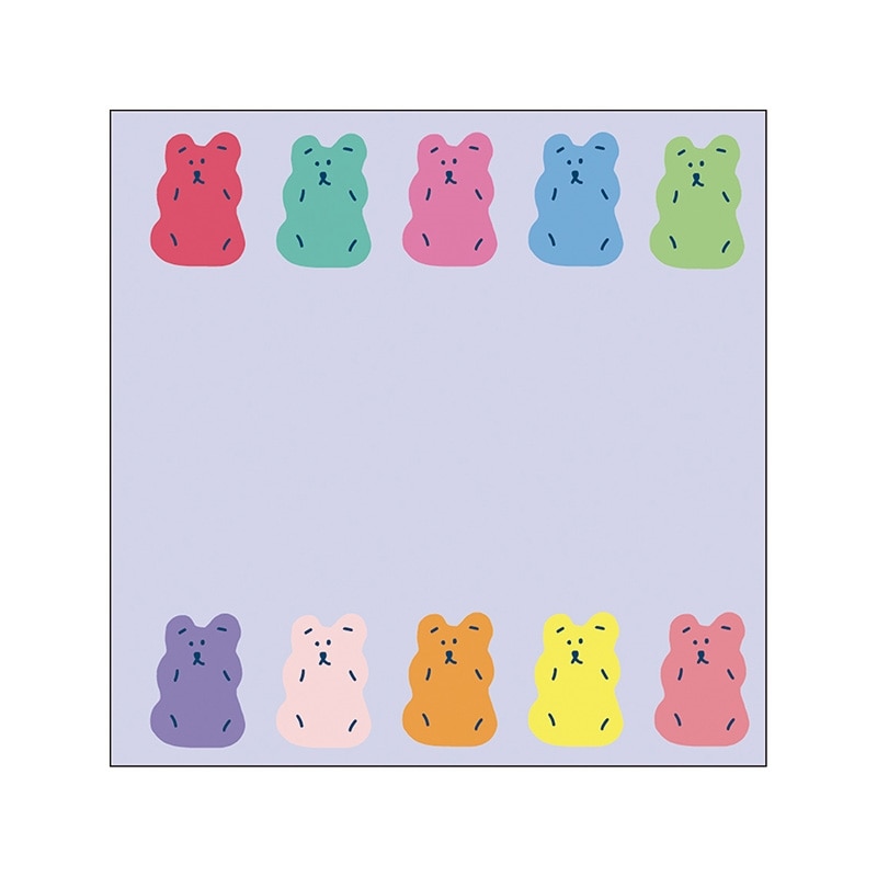 Chic シック スクエアメモ クマ(クマ): 通常| プラザオンラインストア