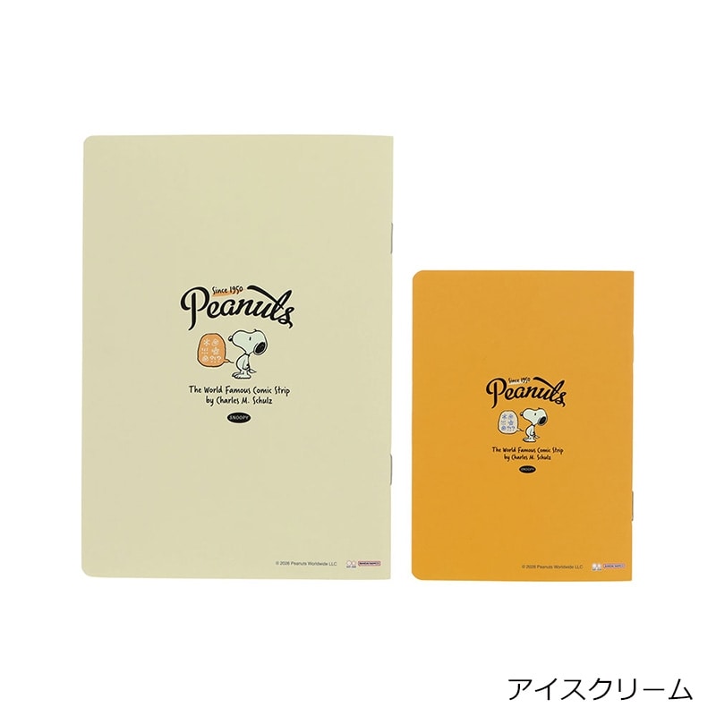 スヌーピー PEANUTS ノートセットB6・B7 アメリカンテイスト(アイス