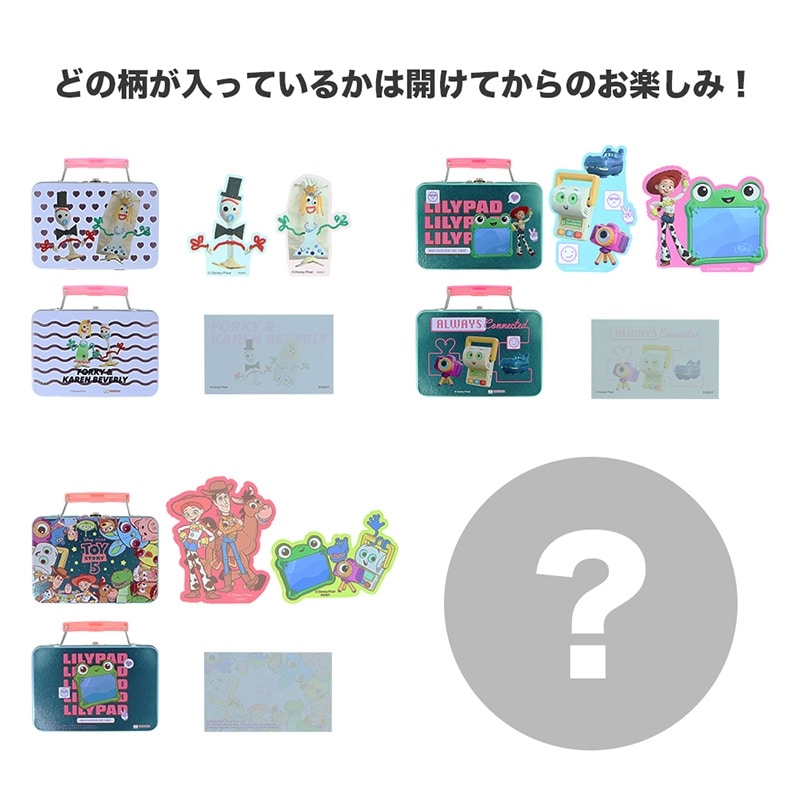 TOY STORY 5 トイ・ストーリー 5 ブリキ缶入りシール&メモコレクション