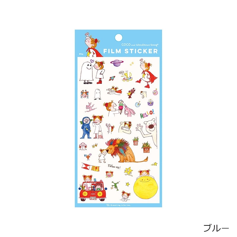 COCOちゃん 貼ってはがせるステッカー(レッド): 通常| プラザ