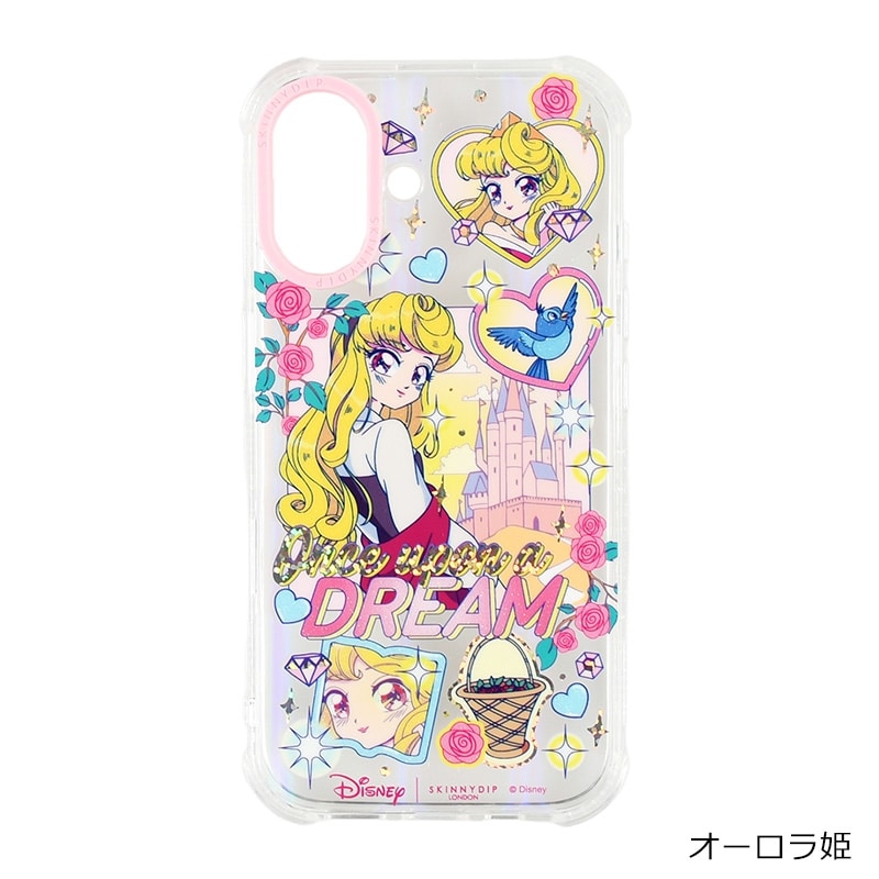 SKINNYDIP スキニーディップ ディズニープリンセス iPhone16用ケース