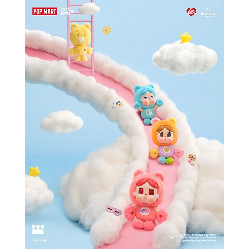 POP MART ポップマート CRY BABY × Care Bears ケアベア ぬいぐるみ