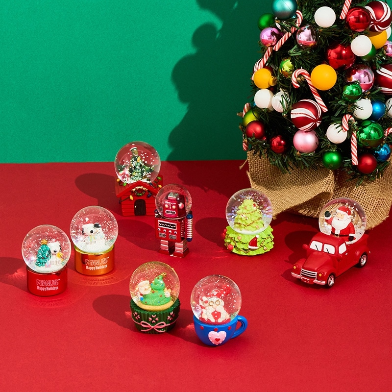 Christmas クリスマス スノードーム(カップケーキ): 通常| プラザ