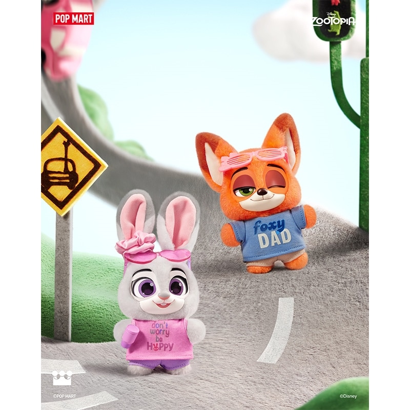 POP MART ポップマート ZOOTOPIA ズートピア Ace Duo ぬいぐるみ