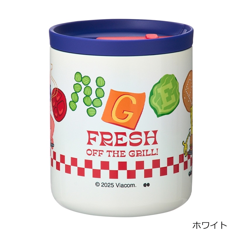 SpongeBob SquarePants スポンジ・ボブ ステンレスマグ(ホワイト