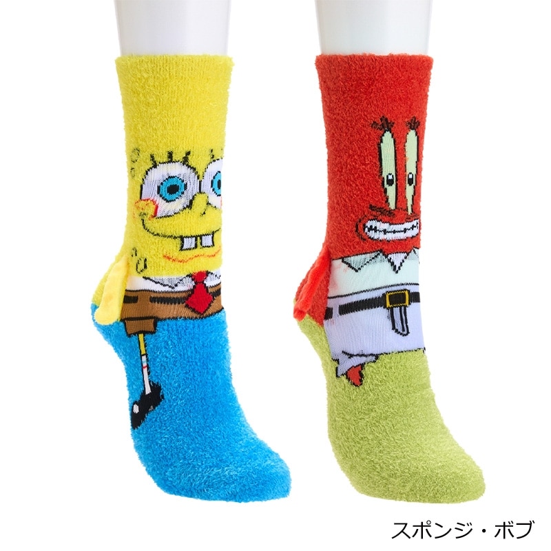新品 スポンジボブ キャラクター 靴下 2足 14000円