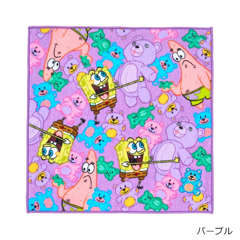 SpongeBob SquarePants スポンジ・ボブ 刺繍ミニタオル GLOVE WORLD