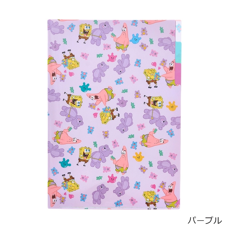 SpongeBob SquarePants スポンジ・ボブ クリアファイルA4 GLOVE WORLD
