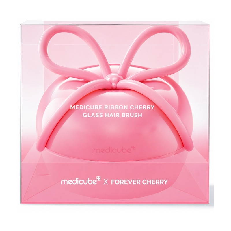 medicube メディキューブ リボンチェリー美ツヤブラシ(ヘアブラシ