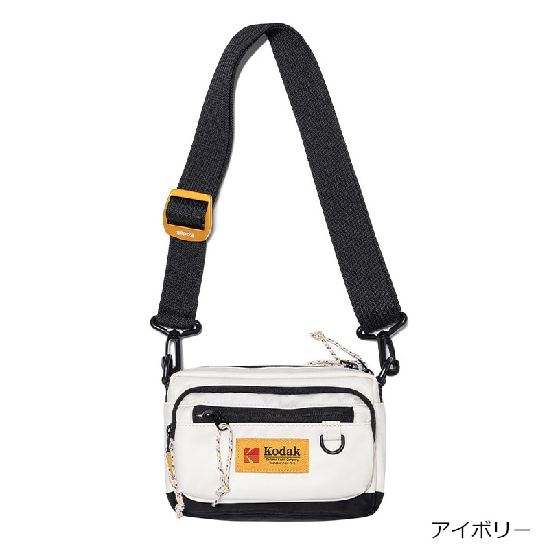 Kodak コダック エッセンシャル ミニクロスバッグ(ブラック): 通常