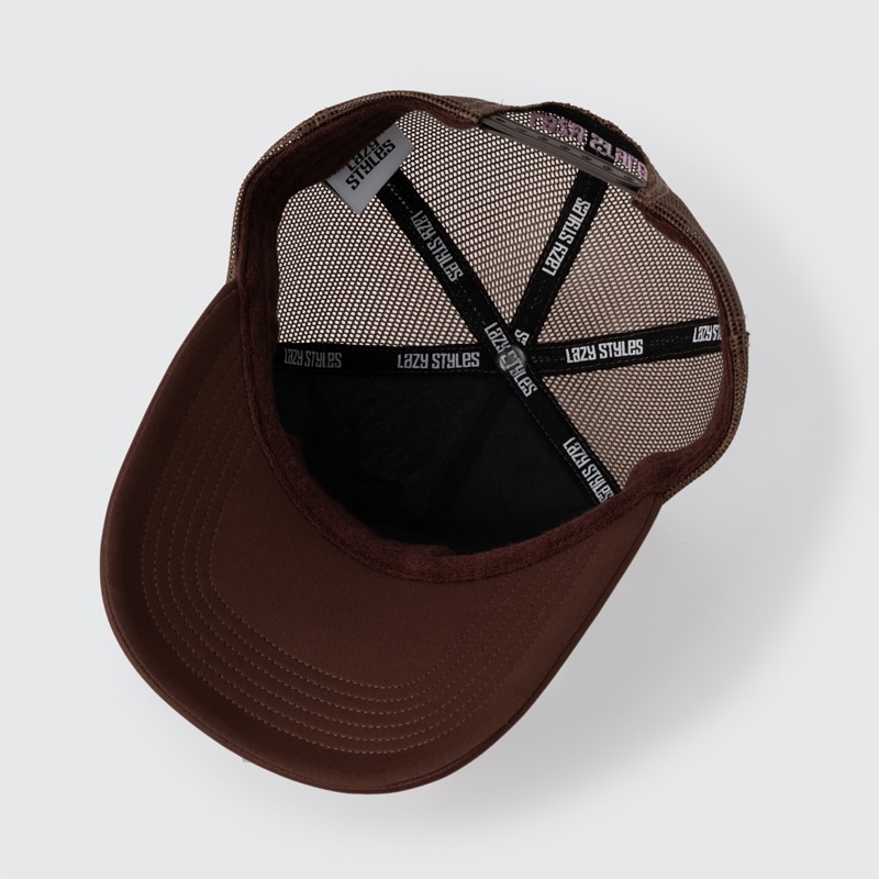 Lazy Styles レイジースタイルズ メッシュキャップ Brown(Brown