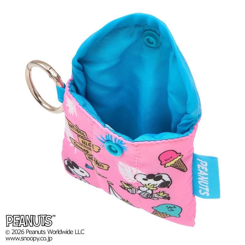希少！スヌーピー SNOOPY ポーチ　ピンク PEANUTS ファミリア スヌーピー スクエアポーチ (PEANUTS Petit collection 4)