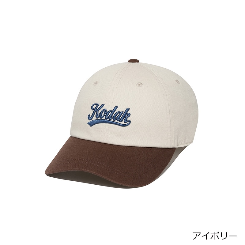 Kodak コダック リラックスフィット レタリングコンビ ボールキャップ
