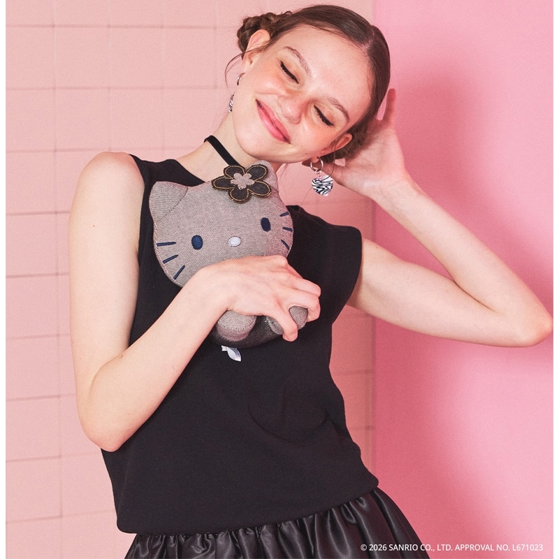 SOMETHING サムシング HELLO KITTY ハローキティ デニムぬいぐるみ