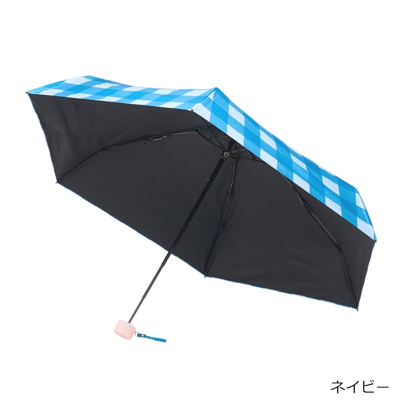 assa Ohana Parasol お花パラソル 折りたたみ 遮光 日傘(チェック