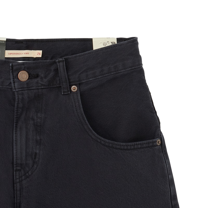 LEVI'S リーバイス バギーショートパンツ ブラック(ブラック): 通常