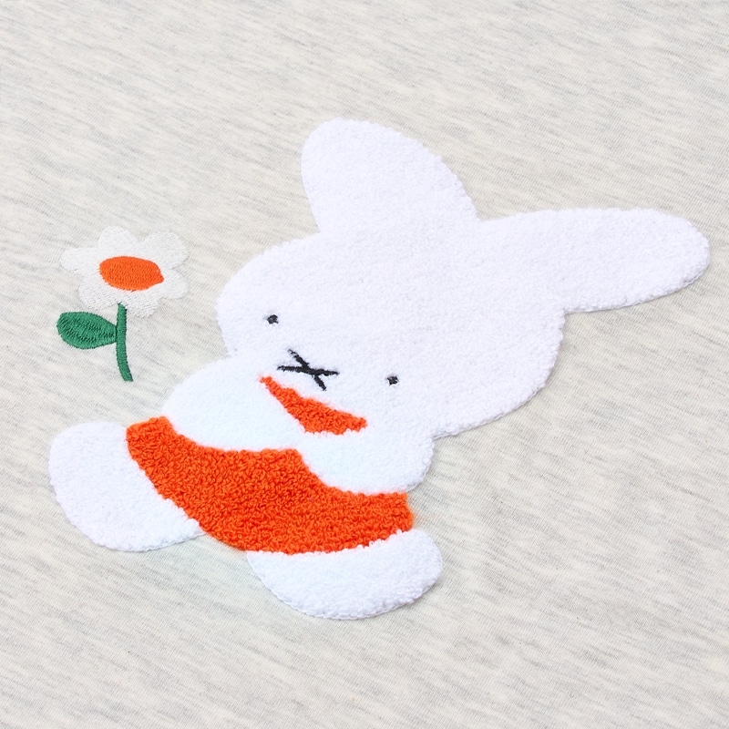 ミッフィー Miffy ナインチェ ロングスリーブTシャツ フラワー