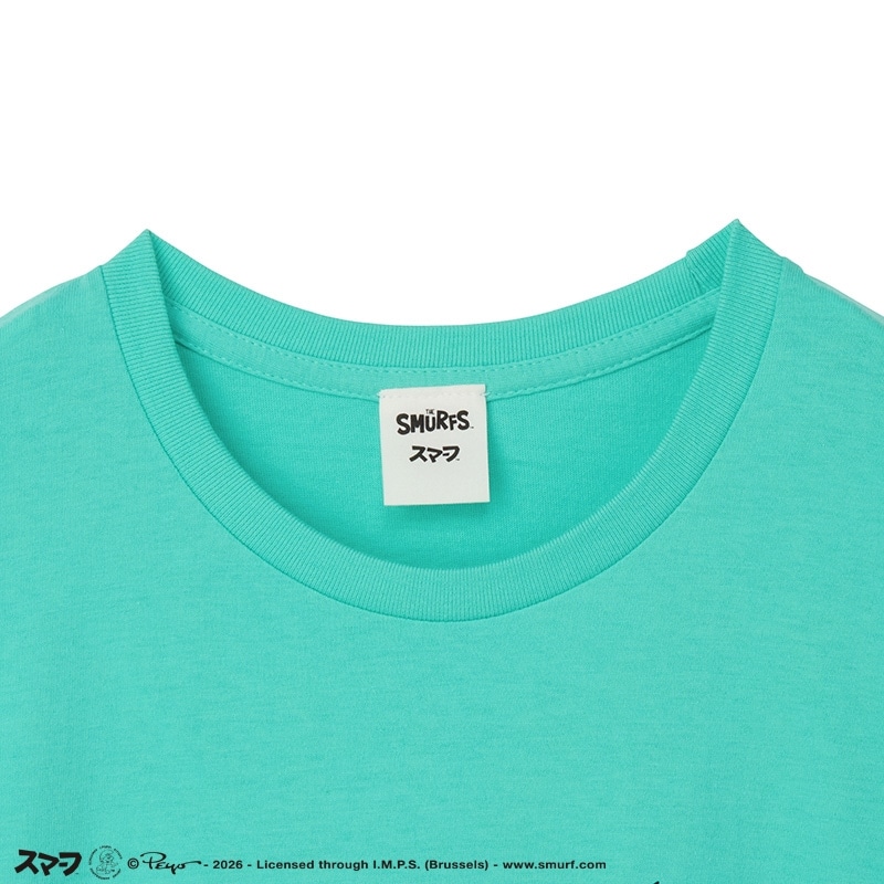 Smurf / スマーフ Tシャツ (ベーシック)(ブルー): 通常| プラザ