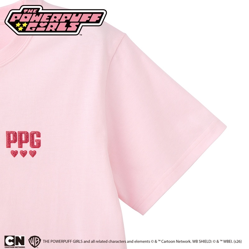 THE POWERPUFF GIRLS / パワーパフ ガールズ / Tシャツ ピンク