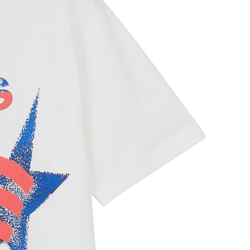 adidas アディダス フロントTシャツ(ホワイト): 通常| プラザ