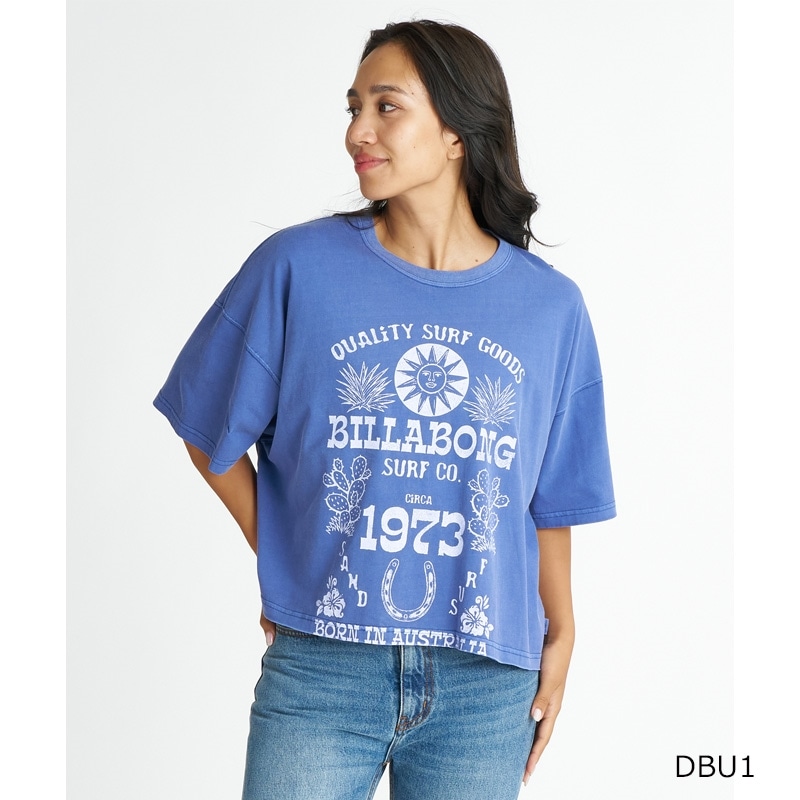 BILLABONG ビラボン SUN ECHOES WL CROPPED COOL DRY TEE Tシャツ