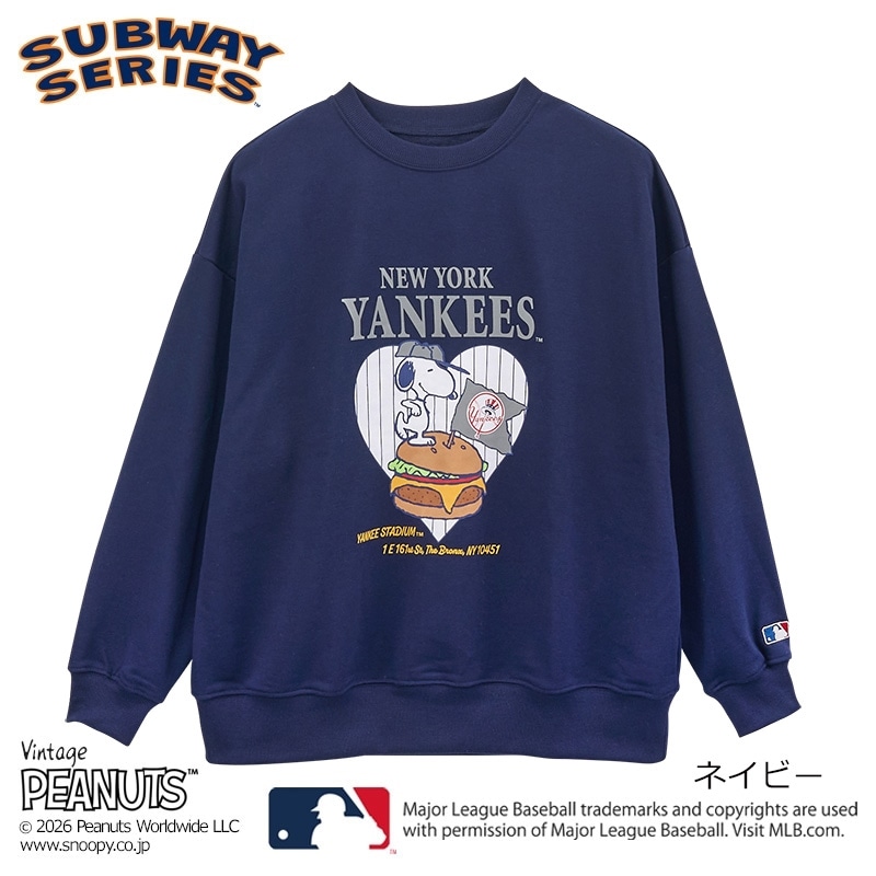 スヌーピー PEANUTS MLB スウェット(ミックス): 通常| プラザ