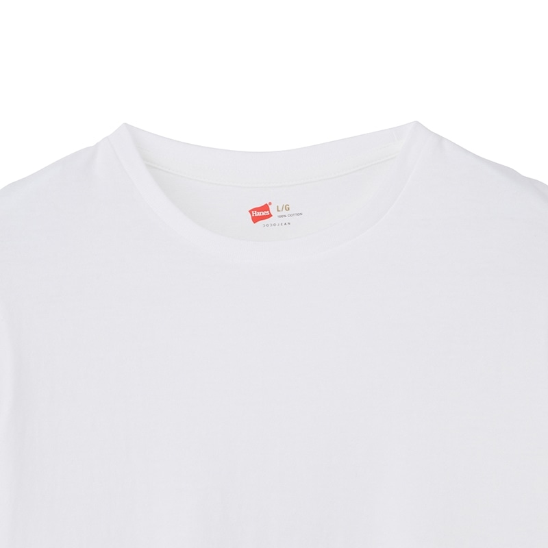 2PクルーネックショートスリーブロングスリーブTシャツ　ホワイト&ブラックセット 2P クルーネックショートスリーブ・ロングスリーブTシャツ by