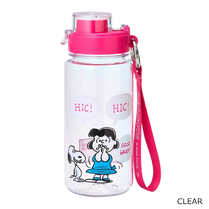 スヌーピー PEANUTS ストラップ付きドリンクボトル(BLUE): 通常