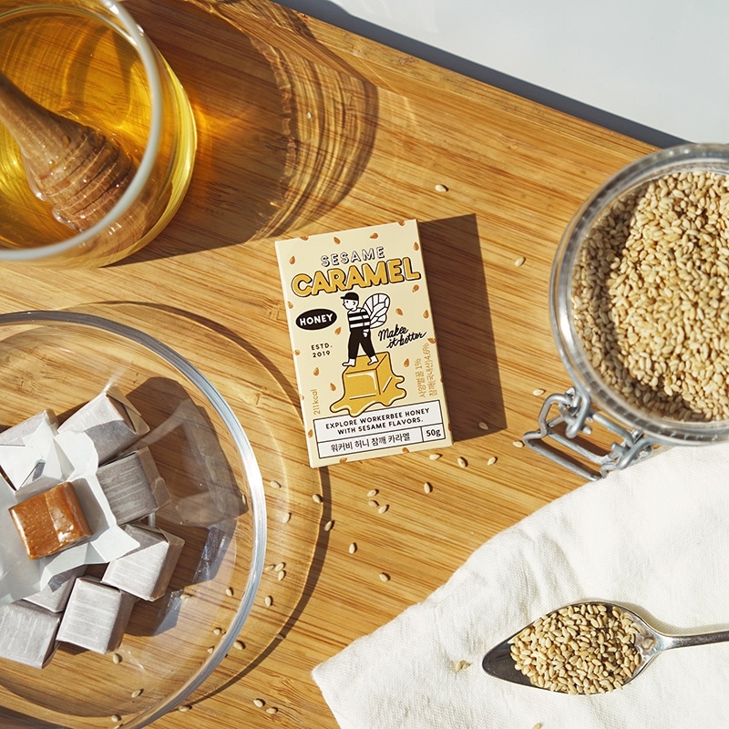 WORKERBEE ワーカービー はちみつごまキャラメル(ゴマキャラメル
