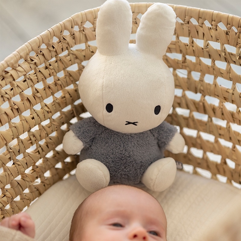 ミッフィー Miffy ぬいぐるみ フラッフィー(ブルー): 通常| プラザ