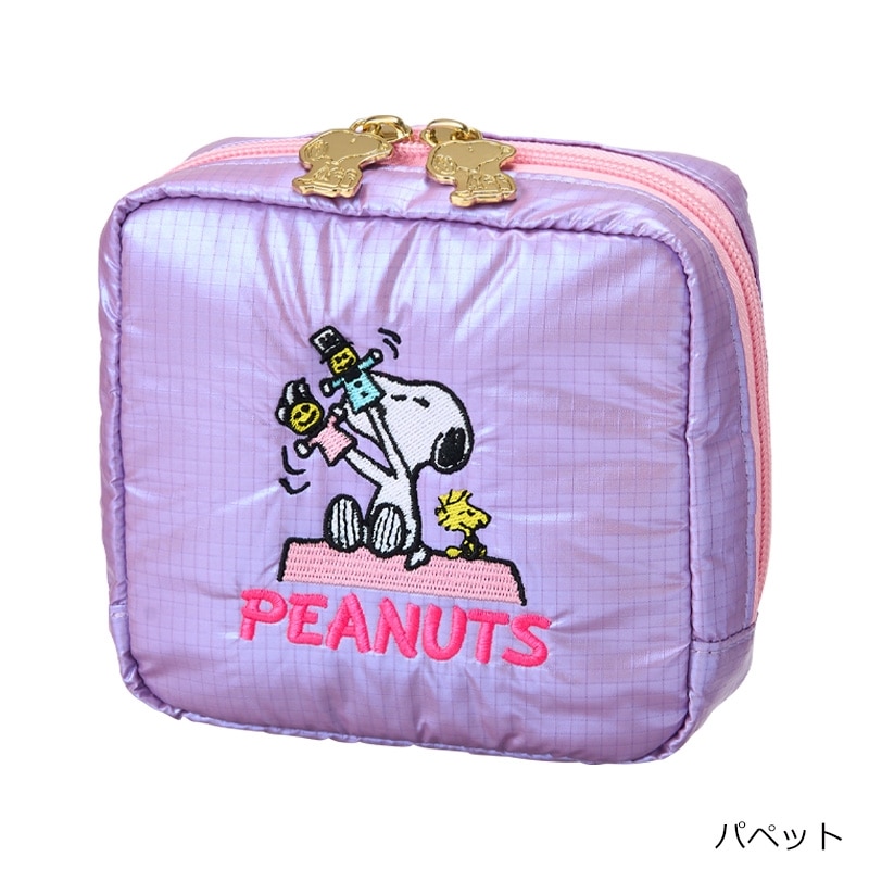 スヌーピー PEANUTS スクエアポーチ(ジョー・クール): 通常