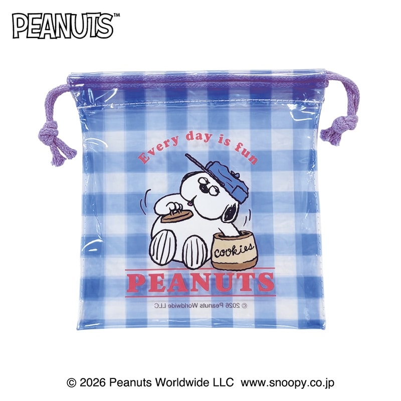 スヌーピー PEANUTS シークレットPVC巾着※種類は選べません(PVC巾着