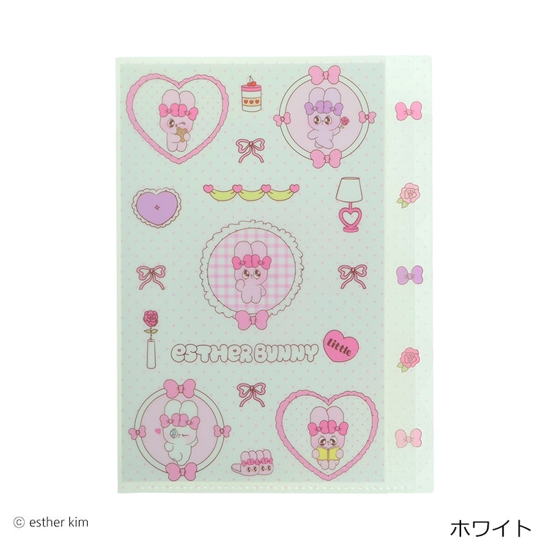 ESTHER BUNNY エスターバニー ダイカットクリアファイル5P エスター