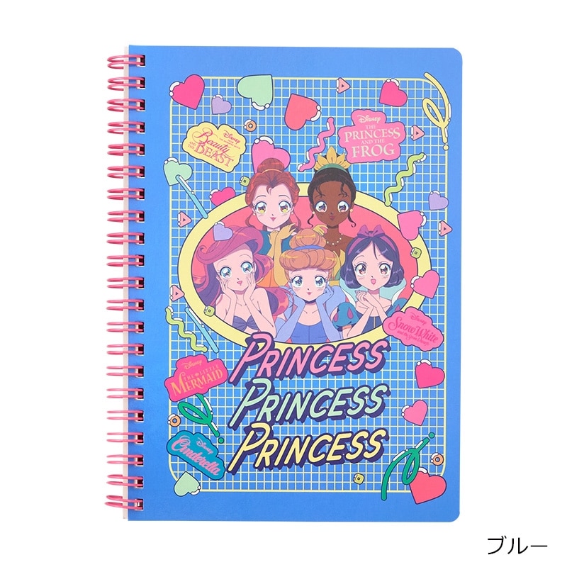 Disney(ディズニー) ディズニープリンセス B6ノート(ピンク): 通常