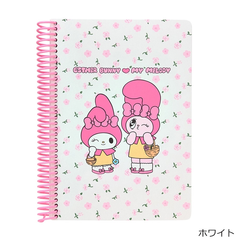 ESTHER BUNNY エスターバニー × マイメロディ リングノートB6(ピンク