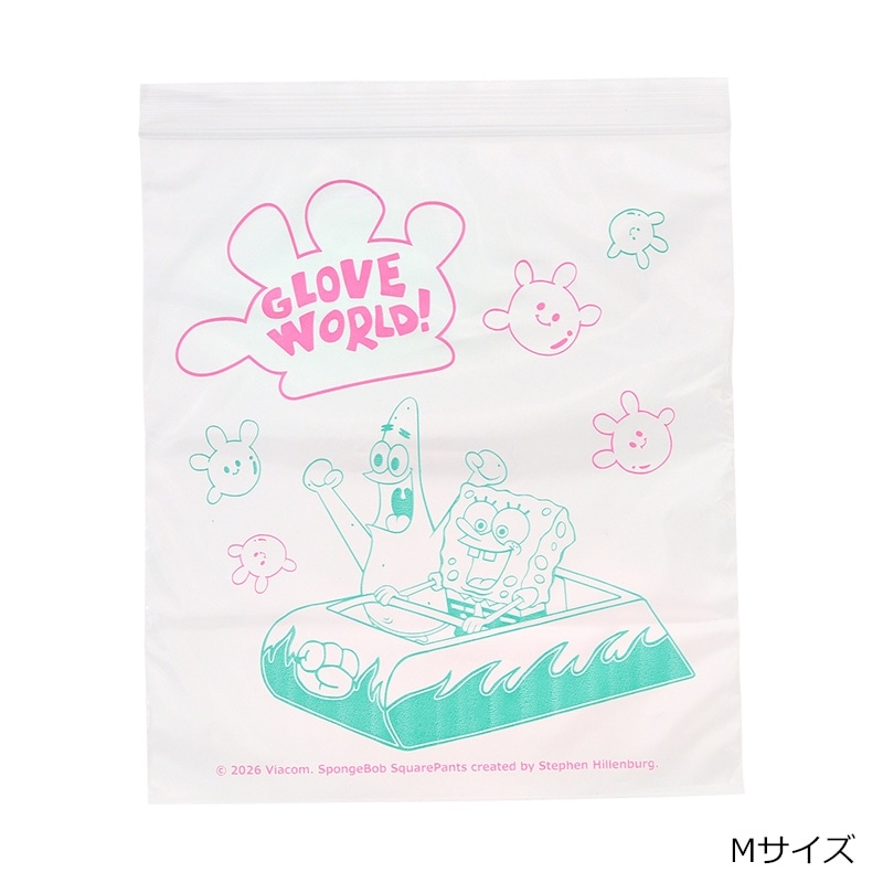 SpongeBob SquarePants スポンジ・ボブ チャック付きバッグ GLOVE