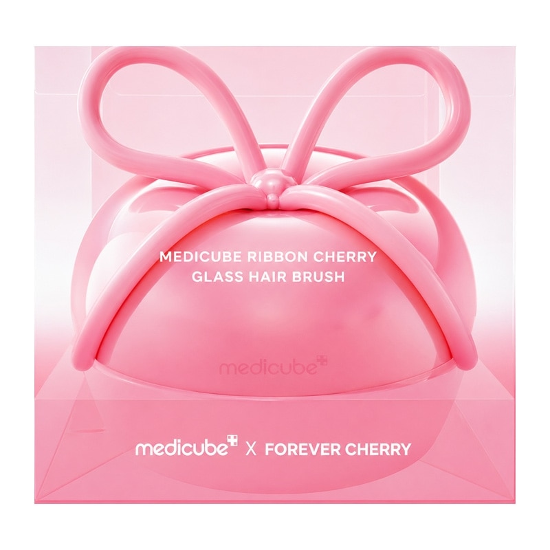medicube メディキューブ リボンチェリー美ツヤブラシ(ヘアブラシ