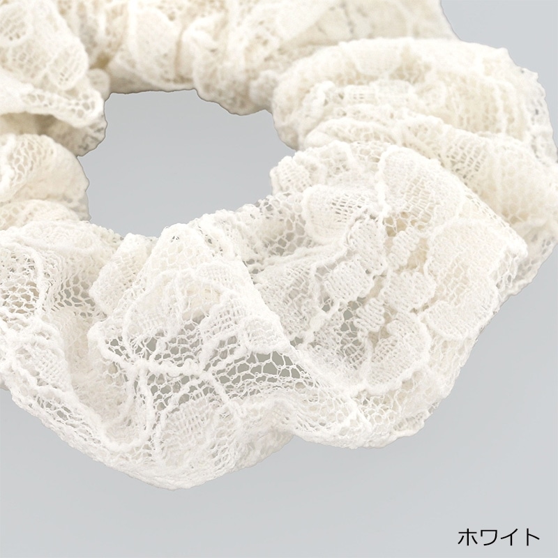 シュシュ Flowering フラワーリング シュシュ HHS0616(ブラック): 通常