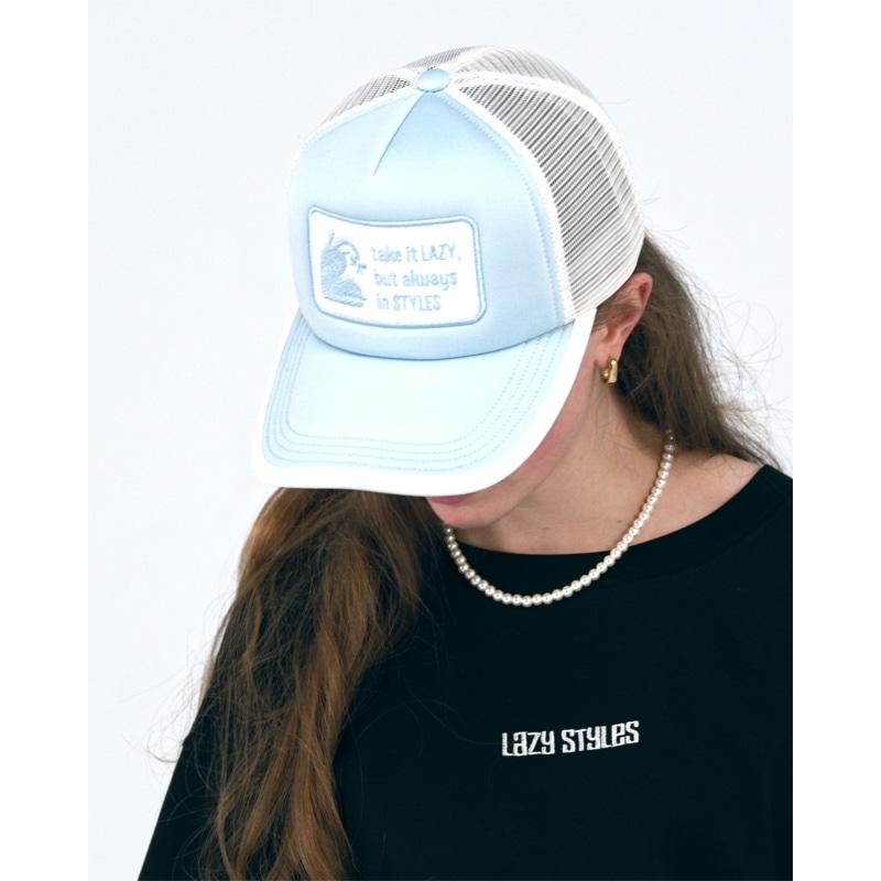 Lazy Styles レイジースタイルズ メッシュキャップ LightBlue