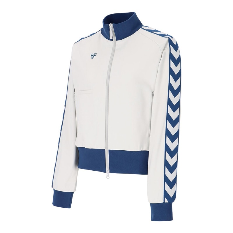 hummel ヒュンメル プレイトラックジャケット Woman(アッシュベージュ