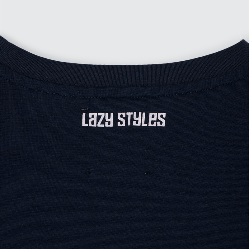 Lazy Styles レイジースタイルズ オーバーサイズ Tシャツ(Navy