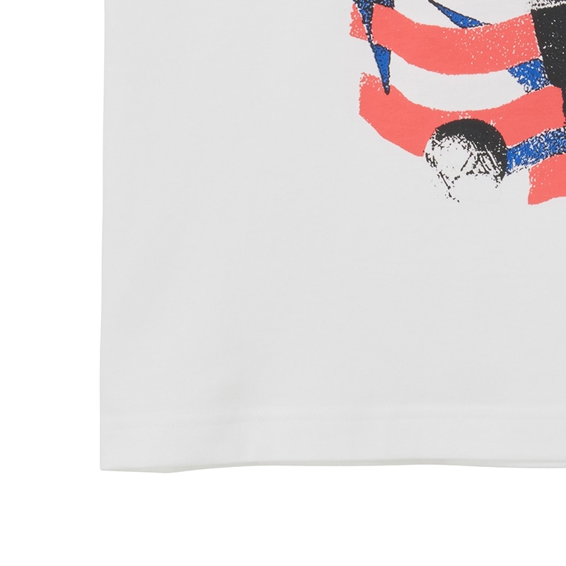adidas アディダス フロントTシャツ(ホワイト): 通常| プラザ