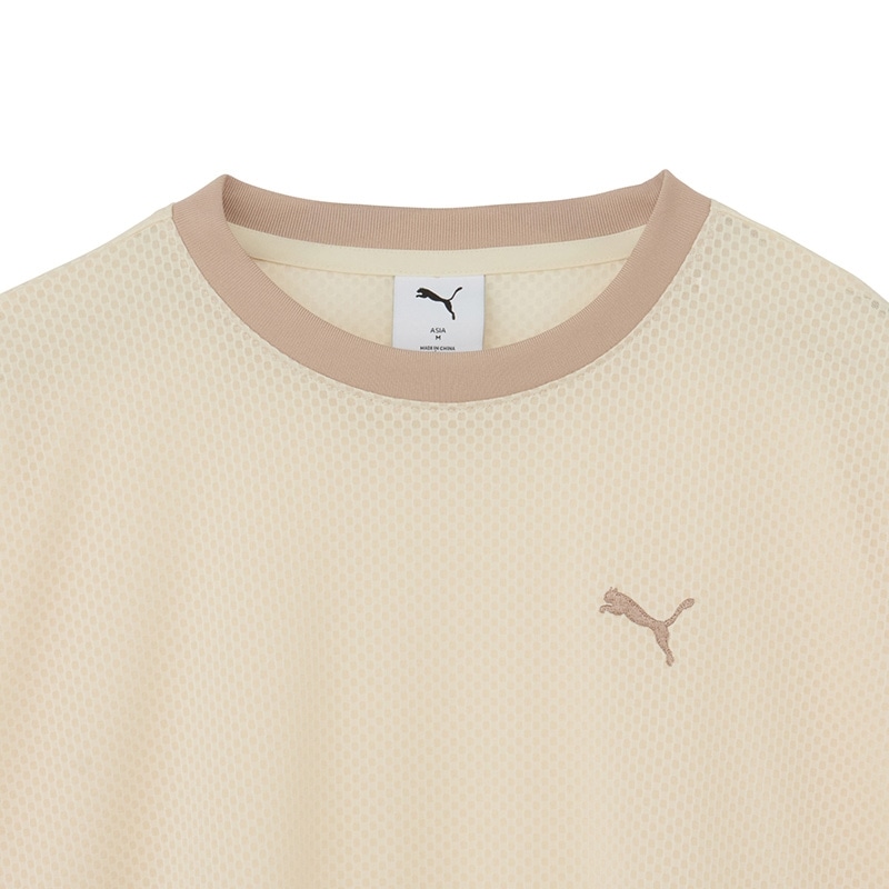 PUMA プーマ メッシュプルオーバー(ブラック): 通常| プラザオンライン