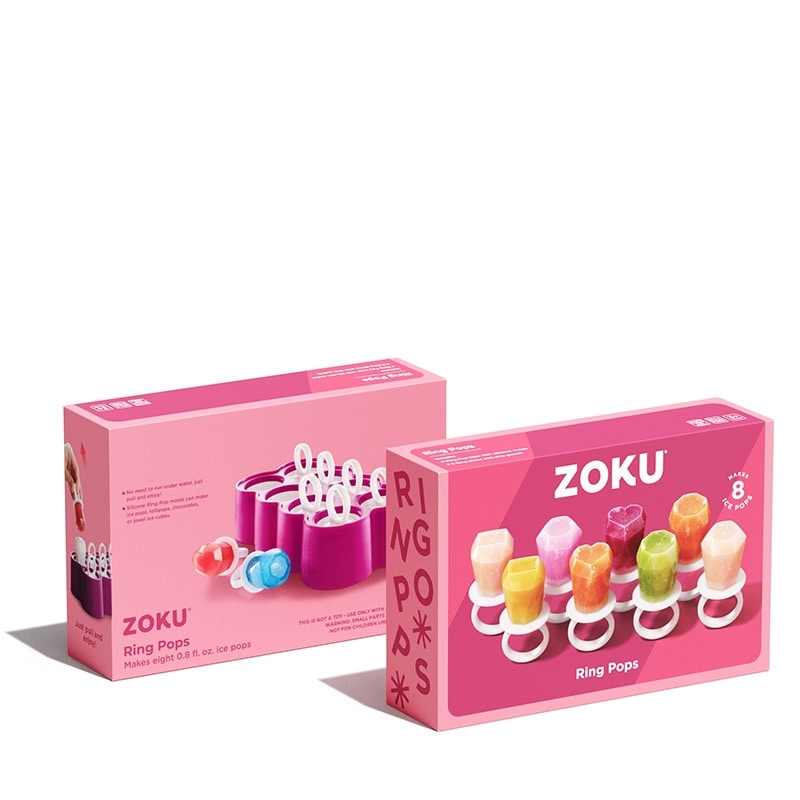 ZOKU ゾク リング アイスポップモールド8pc(リング): 通常| プラザ