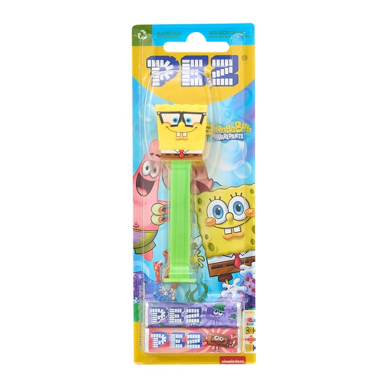 SpongeBob スポンジ・ボブ PEZ ペッツ カラビナキーリング
