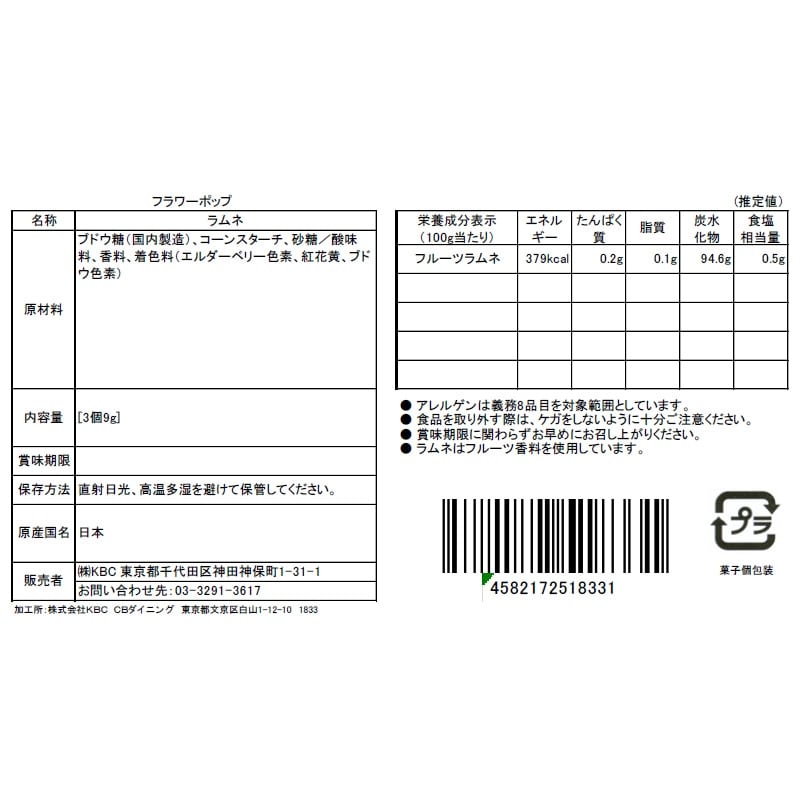 CANDY BOUQUET キャンディブーケ フラワーポップ ※アソートの為種類は