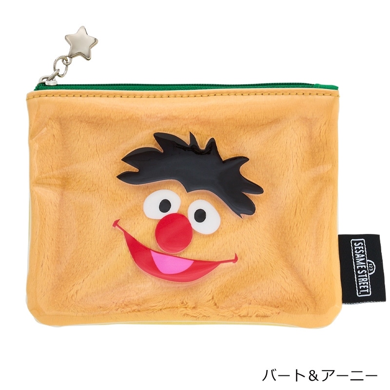 Sesame Street セサミストリート フラットポーチ M(グローバー
